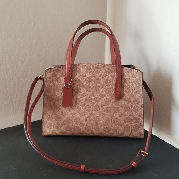 NWOT Coach Leather Tote - Picture 6 of 11